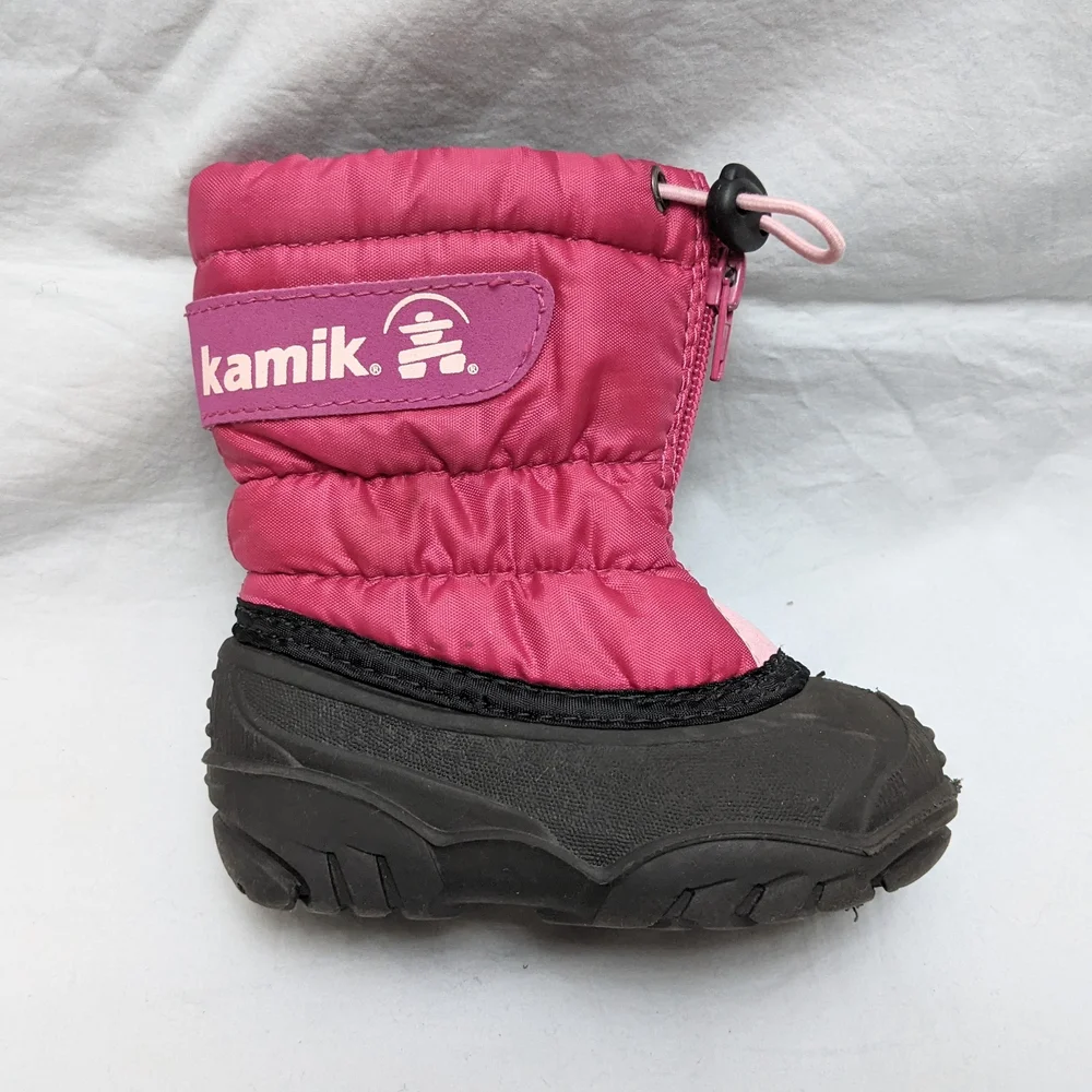 Kamik Baby Girl Insulated Snow Boots Size 5